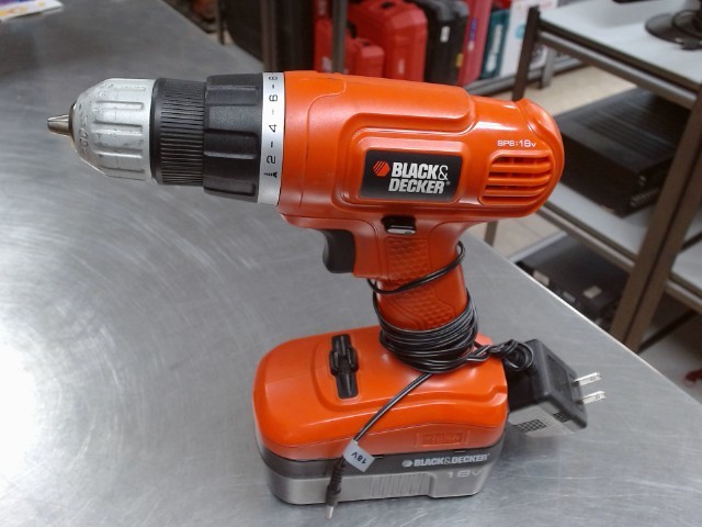 Drill black&decker 1x bat et charge