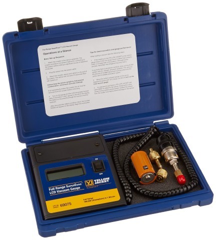 Lcd vacuum gauge yellow jacket