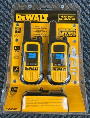 Dewalt heavy duty walkie talkie neuf