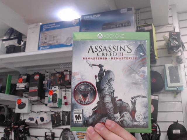 Assassin's creed 3 jeu xbox one
