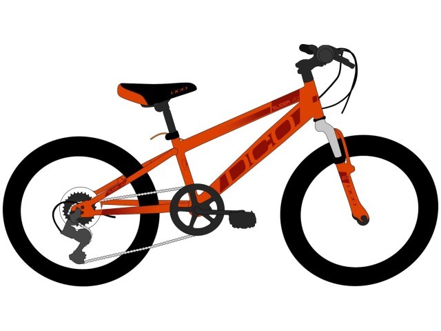 Velo pour enfant orange