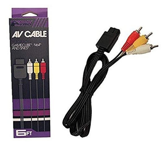 Av cable for gamecube