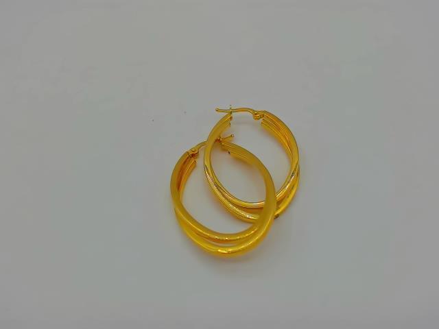 BOUCLES D OREILLES EN OR 10KT
