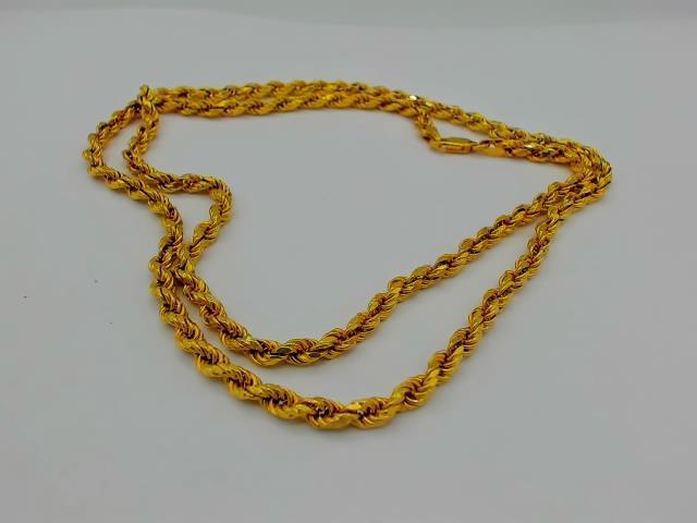 CHAINE TORSADE EN OR 10KT