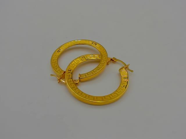 BOUCLES D OREILLES EN OR 10KT