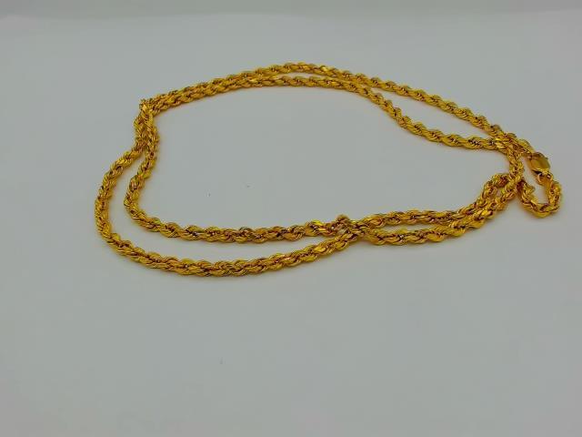 CHAINE TORSADE EN OR 14KT