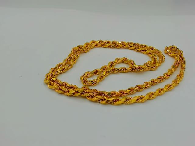 CHAINE TORSADE EN OR 10KT