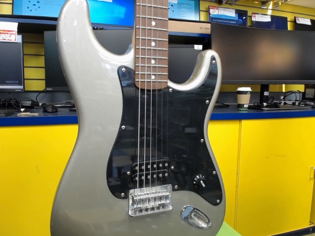 Guitare electrique squier gold metalic