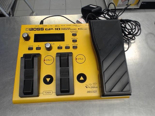 Pedal v-guitar boss gp-10+charg