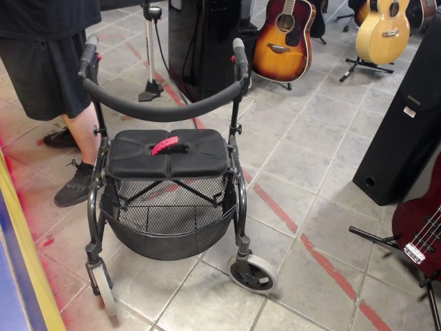 Deambulateur avec panier
