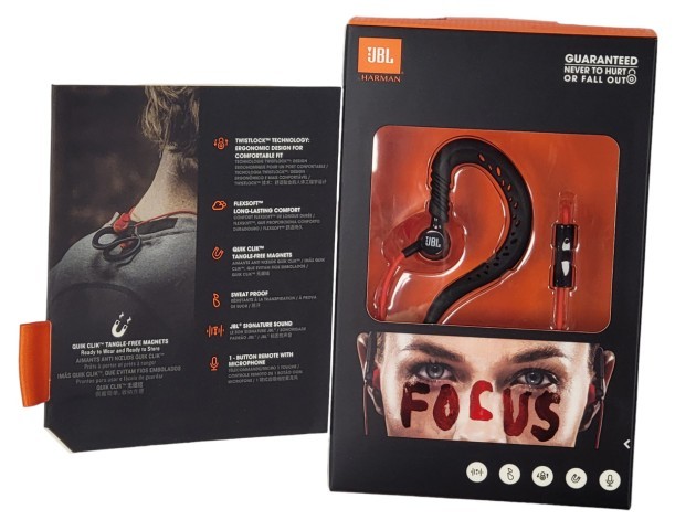Sweat proof sport earphones