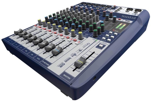 Mixer analogue soundcraft 10ch