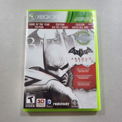 Batman arkham city game of the year cib