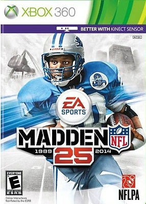 Madden 25 1989-2014 xbox 360