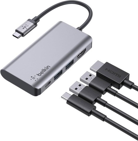 Belkin usb-c 4-in-1 multiporter adapter