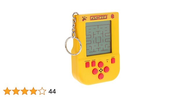 Pac-man game keyring
