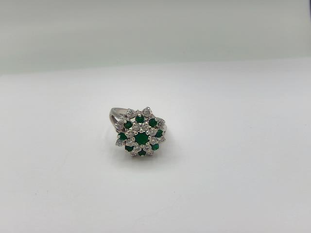 BAGUE EN OR 14KT AVEC DIAM 