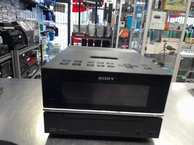 Radio lecteur cd avec 2 speakers+manette