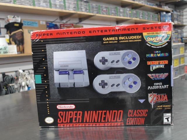 Super nintendo mini+2manette+boite