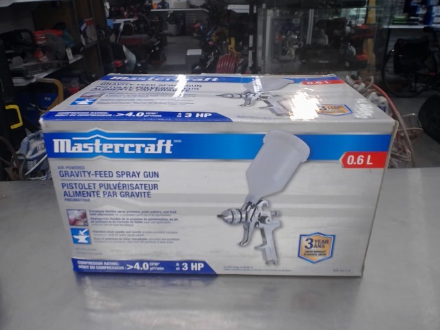 Gravity-feed spray gun mastercraft