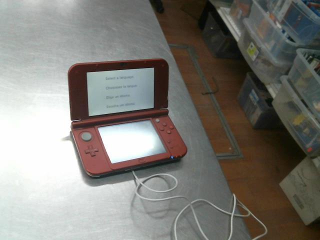 3ds xl rouge +fils