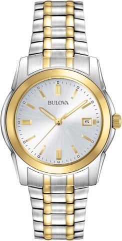 Montre bulova 2 tone used no acc