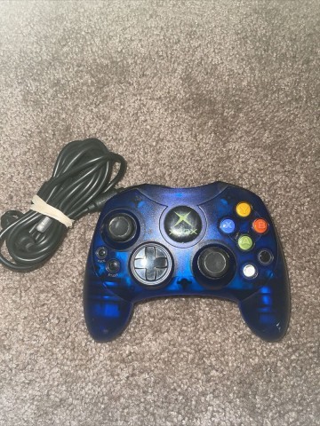 Manette xbox clear blue