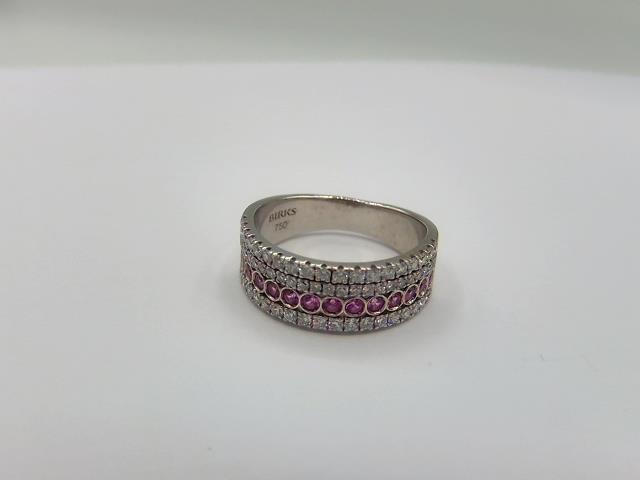 BAGUE EN OR 18KT AVEC DIAMANTS