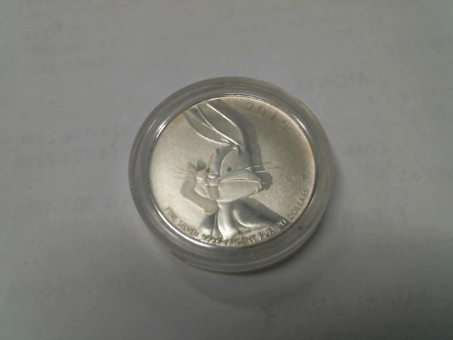 Pice d'argent bugs bunny 20$