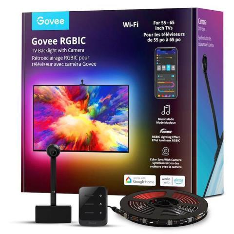Tv backlight with camera