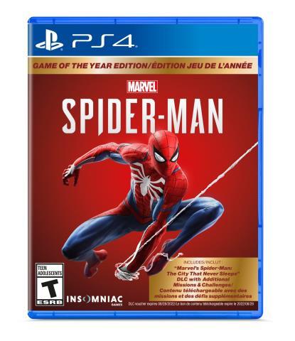 Spiderman goty edition ps4