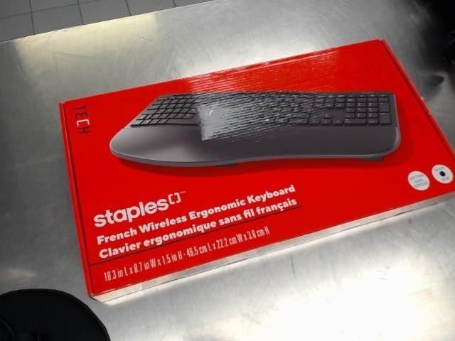Clavier ergnomique sans fil azerty