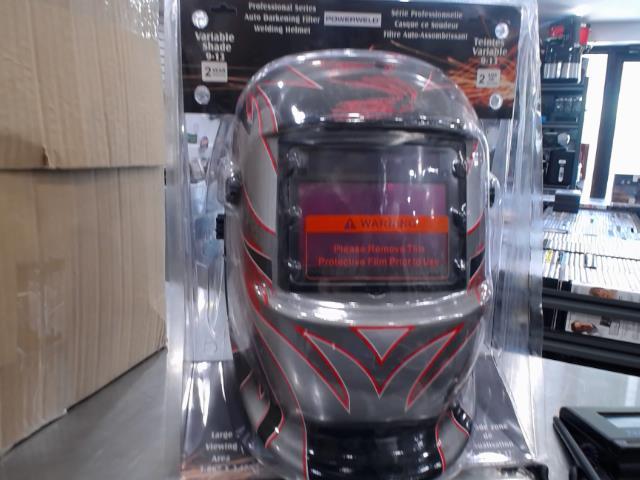 Casque a souder filtre dark