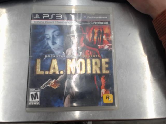 Jeu playstation 3 l.a noire