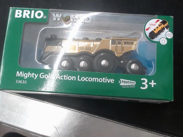 Mighty gold action locomotive