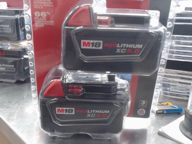 Duo pack m18 xc5.0 batterie neuve