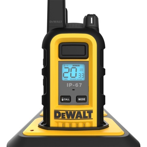 Walkie talkies ip-67 dewalt avec charger