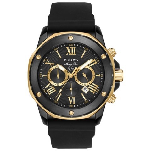 Montre bulova stainlee rubber
