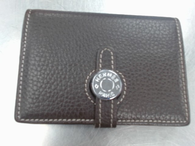Portefuille hermes brun