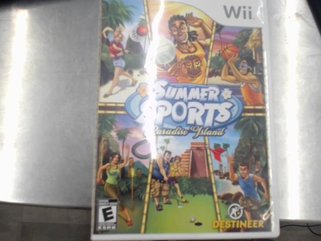 Jeu wii summer sports paradise island
