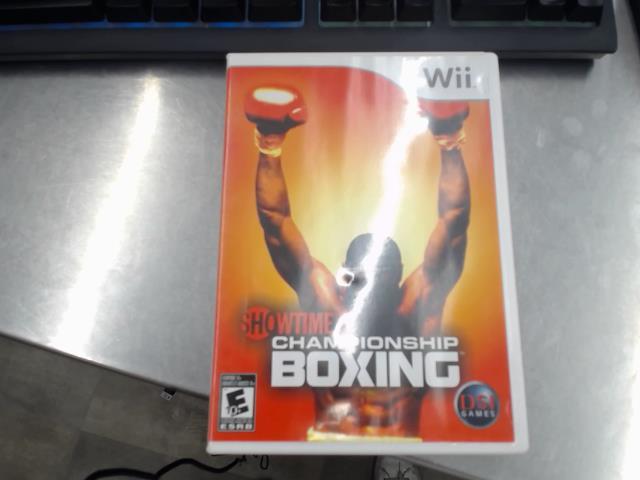 Jeu wii showtime championship boxing