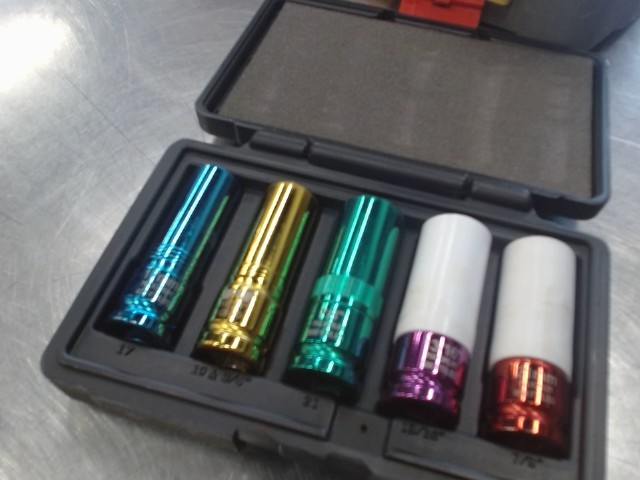 Douilles impact 5pcs 1/2