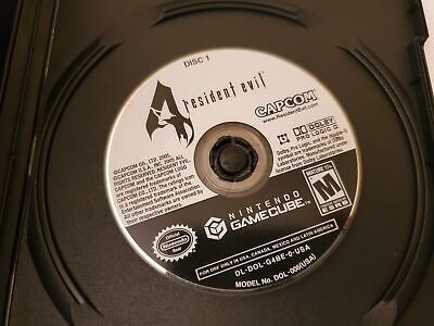 Resident evil 4 nintendo gamecube disc t