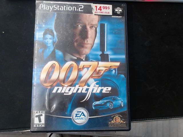 Jeu playstation 2 007 nightfire