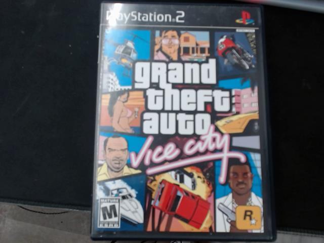 Jeu ps2 gta vice city