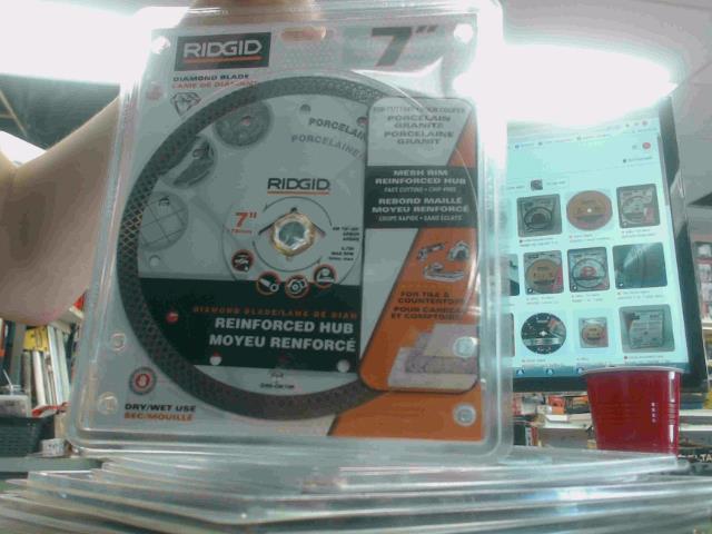 Porcelain diamond blade 7 po