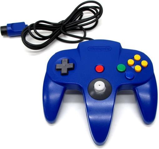 Manette nintendo 64 bleue