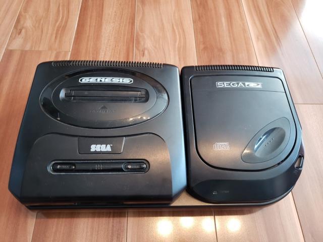Console sega genesis avec cd