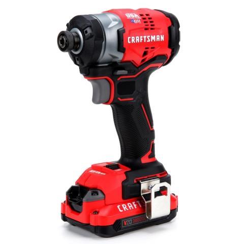 Cordless impact with battery