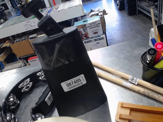 Pearl black cow bell